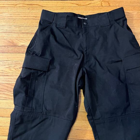 5.11 511 Tactical Pants Mens Large TDU Adjustable Work Pants 74003 Black Cargo - Picture 2 of 11